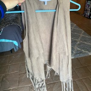 Fringe vest size medium